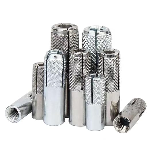 Wensilon 1/4"-20 Premium Stainless Steel Drop in Anchors Assortment, Knurled - Image 5