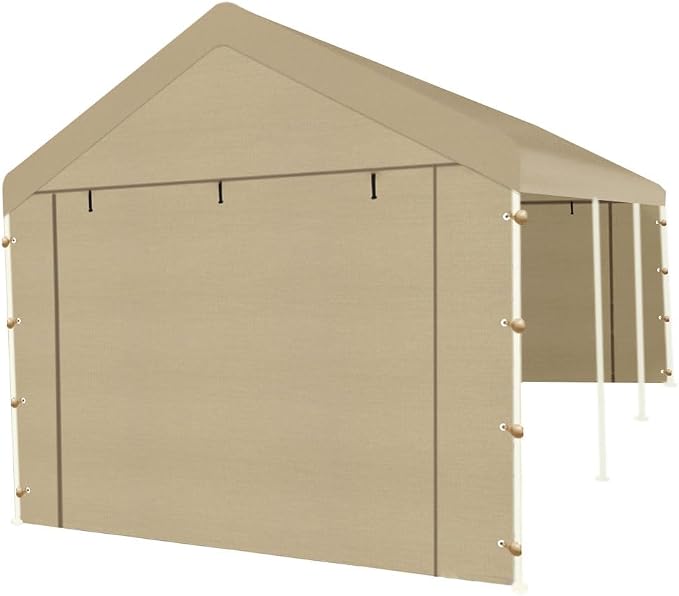 10x20 Carport Replacement Sidewall, Front Panel Canopy Entrance Panel - Image 5