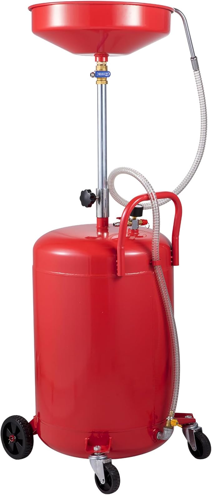 VEVOR 20-Gallon Waste Oil Drain Tank, Air Operated Portable Oil Drainer - Image 12