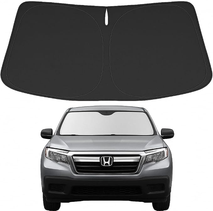 Proadsy 2025 Upgrade Windshield Sun Shade Custom Fit Honda Ridgeline 2017-2024 by Proadsy