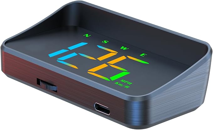 Heads Up Display M2S, GPS Speedometer Multi-Segment Alarm Settings, Fully by Liiiyuan