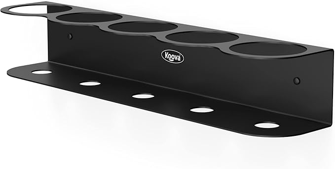 Koova 5 All-Purpose Spray Bottle Holder | Easy Install Wall Mount Hardware - Image 2