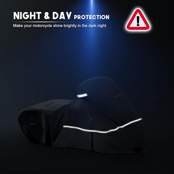 Motorcycle Cover LI LIBZAKI 600D Heavy Duty Storage - Image 8