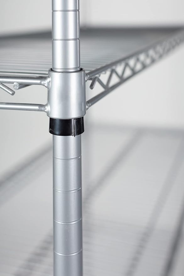 Omega 12" Deep x 48" Wide x 96" High 3 Tier Gray Starter Shelving Unit - Image 5
