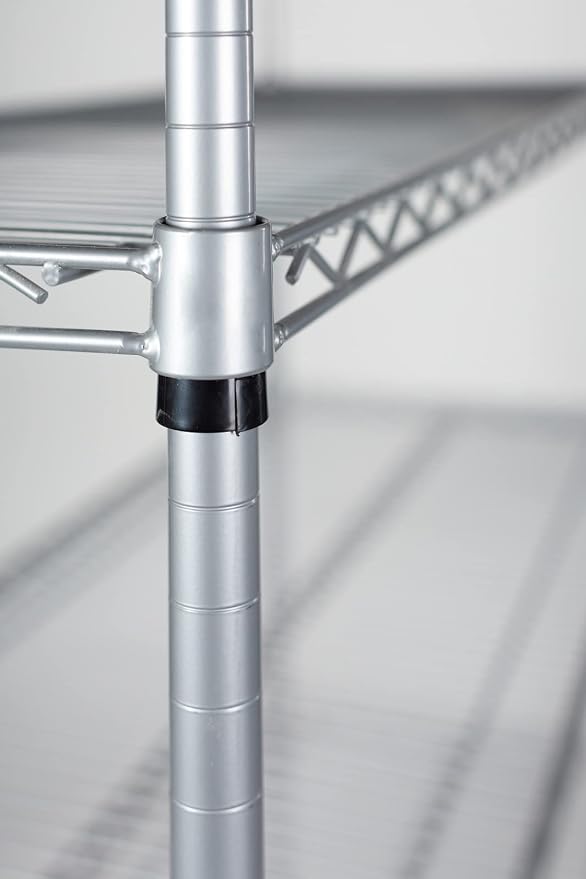 Omega 12" Deep x 60" Wide x 96" High 3 Tier Gray Starter Shelving Unit - Image 5