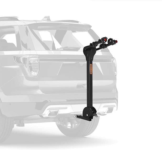 Rockland Foldable 2-Bike Rack, 80 lbs Capacity, Hitch Mount Bike Rack by Rockland