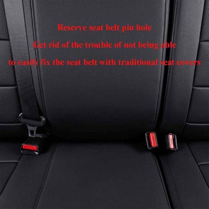 EKR Custom Fit Tacoma Leather Car Seat Covers - Image 5