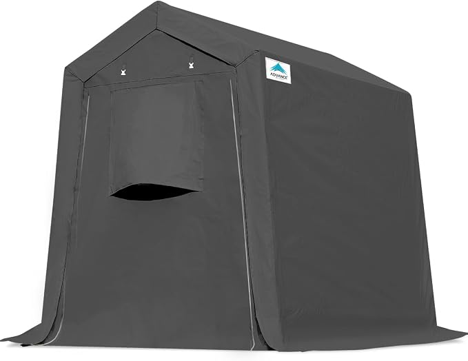 ADVANCE OUTDOOR 6X8 ft Outdoor Portable Storage Shelter Shed - Image 4
