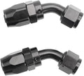 LokoCar 6AN Hose End Fitting 45 Degree Swivel by GetToKnowEachOther