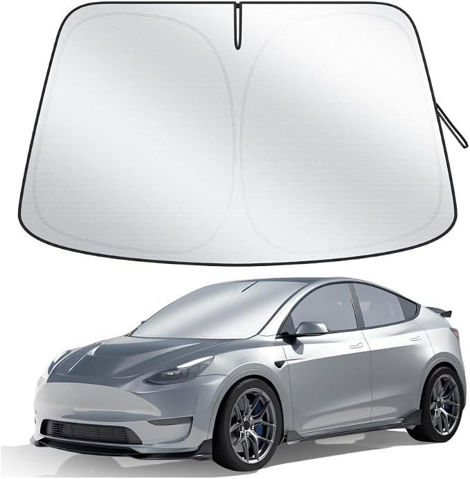 Car Windshield Sun Shade, 300T Thickened Car Window Shades Heat Reflective by QUANQIUFEI