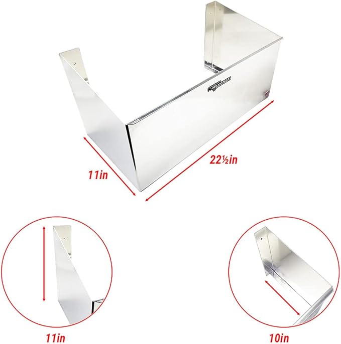 Pit Posse PP3344 Double Utility Jug Holder Storage Rack Shelf - Image 8