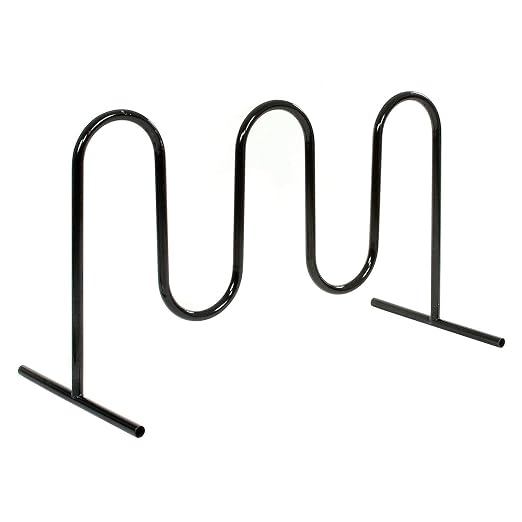 Global Industrial 68" L Wave Bike Rack, Free Standing, 7-Bike Capacity by GlobalIndustrial