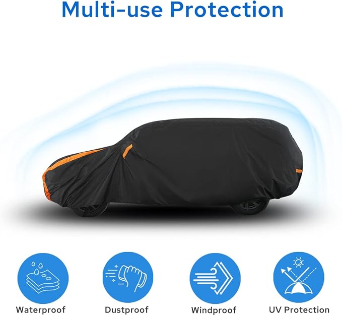 Avecrew SUV Car Cover Waterproof All Weather - Image 6