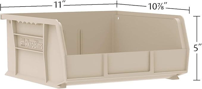 Akro-Mils 30235 AkroBins Plastic Storage Bins, Space-Saving Stackable Bins - Image 4