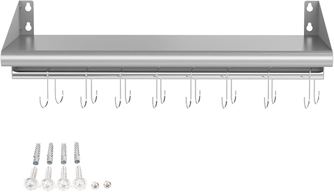 Skyflame Stainless Steel Floating Shelving by Skyflame