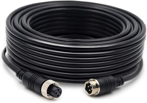 (17FT / 5m Backup Camera Cable, 4-pin Aviation Video Extension Cable, Car Video by Collyon