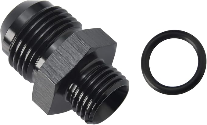 8AN Male Flare to 6AN ORB O-ring Boss Fuel Pump Rail Adapter Fitting Aluminum - Image 4