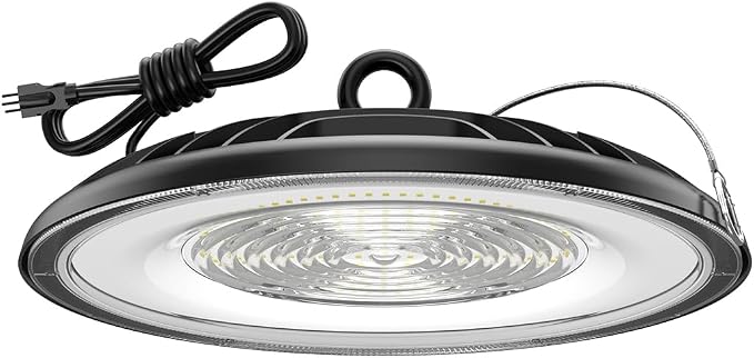 LED High Bay Light 200W, 28000LM 5000K UFO High Bay LED Light by Glitgate