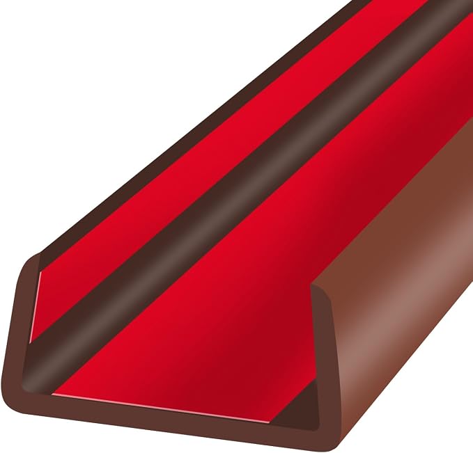 Rubber Edge Trim, Flexible Self Adhesive U Shaped Peel and Stick Edge Banding by YANRUIPRO