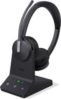 Yealink WH64 DECT & Bluetooth Dual UC Zoom Wireless Headset, 606 ft Range On by RedefineYourWorkplace