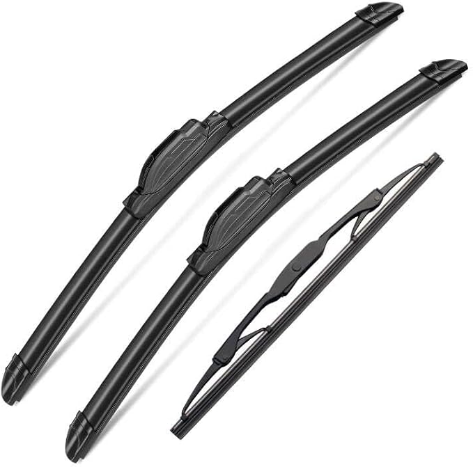 3 Wipers Set for Dodge Caliber 2007 2008 2009 2010 2011 2012, Windshield Wiper - Image 2