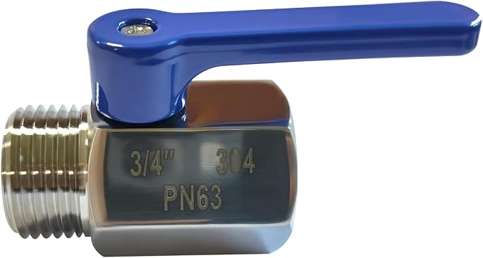 beduan Stainless Steel 3/4 Shut Off Valve GHT Thread Garden Hose Heavy Duty - Image 4