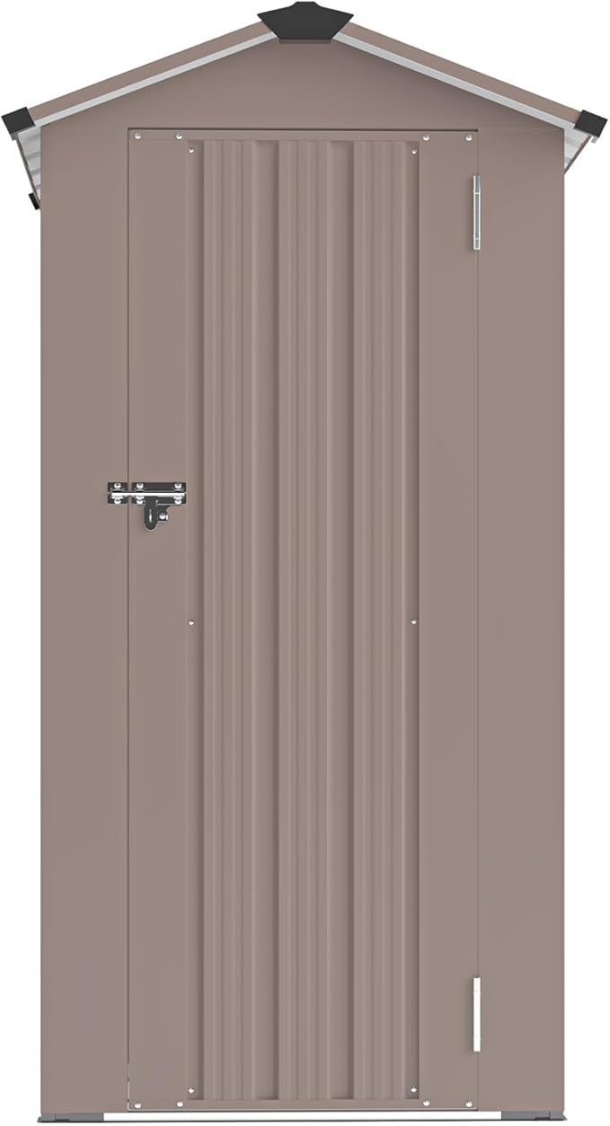Outdoor Metal Storage Shed, Waterproof Garden Tool Shed - Image 3