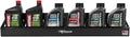 Pit Posse 304BK Six Quart Oil Can Rack Holder 32" Caddy Wall Hanger Aluminum by PITPOSSEMOTORSPORTS