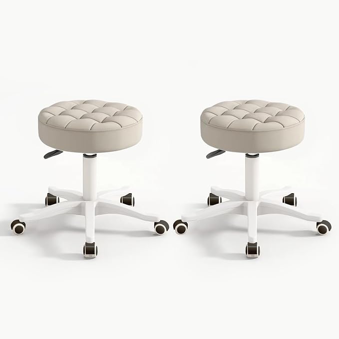 Small Chair Round Rolling Stool by HDHNBA
