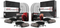 Power Stop CRK4104 Front and Rear Z23 Evolution Geomet Coated Brake Kit by PowerStop