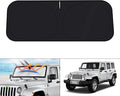 KUST Windshield Sun Shade for 1997-2017 Jeep Wrangler Rubicon Sahara TJ JK JKU by KUST