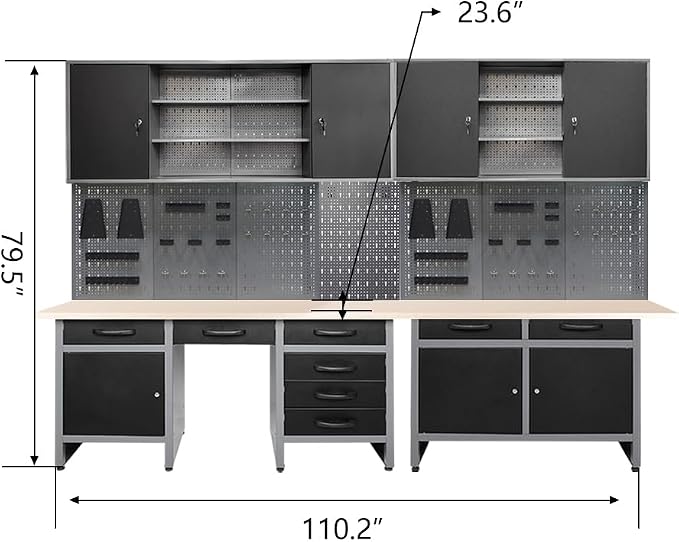 JZD Metal Storage Organization System, Hanging Closet, - Image 2
