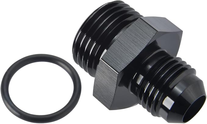 4AN Male Flare to 6AN ORB O-ring Boss Fuel Pump Rail Adapter Fitting Aluminum - Image 3