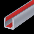 Rubber Edge Trim, Flexible Edge Banding, 3/8" U Channel Protector, Self by YANRUIPRO
