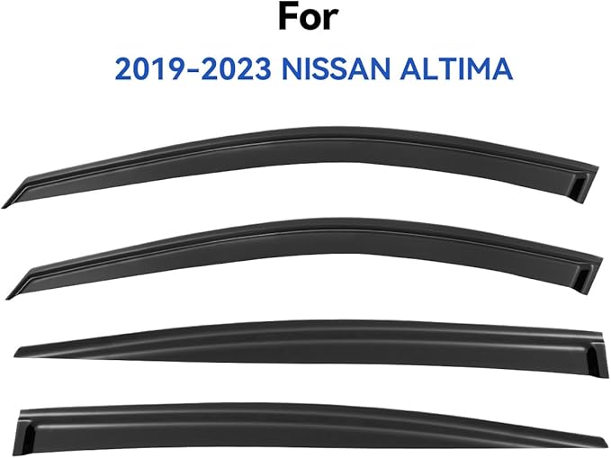 Window Visors Rain Guards for 2019-2025 Nissan Altima, Out-Channel Window Vent - Image 2