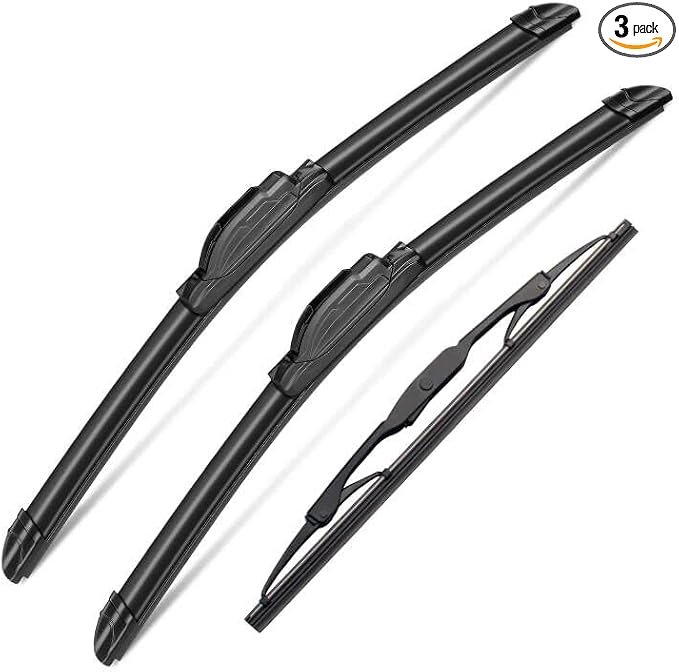 3 Wipers Set for GMC Yukon/Yukon XL 2015 2016 2017 2018 2019 2020, Windshield by SCTIOANSNOemWiperBlades