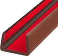 Rubber Edge Trim, Flexible Edge Banding, 1/2" U Channel Furniture Edge Protector by YANRUIPRO