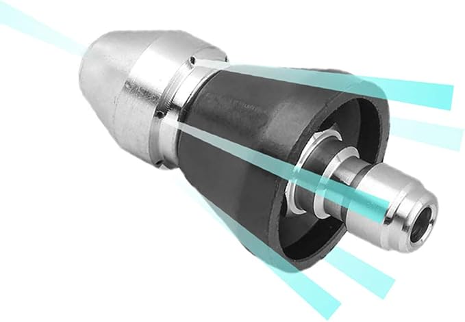 Pressure Washer Sewer Jetter Nozzle by MIZORLIE