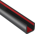 Rubber Edge Trim, 3/8" Self Adhesive Flexible U Channel Edge Protecter by YANRUIPRO