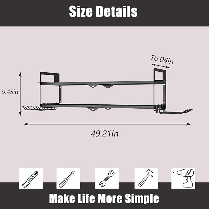 AZERPIAN Heavy Duty Power Tool Organizer Wall Mount - Image 3