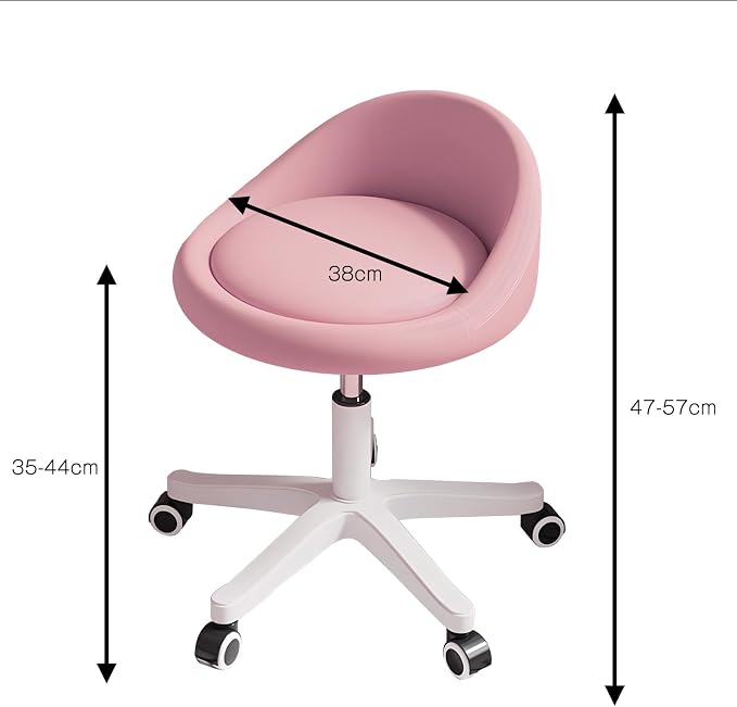 Rolling Stool Set of 3 Rolling Hydraulic Salon Stool - Image 2