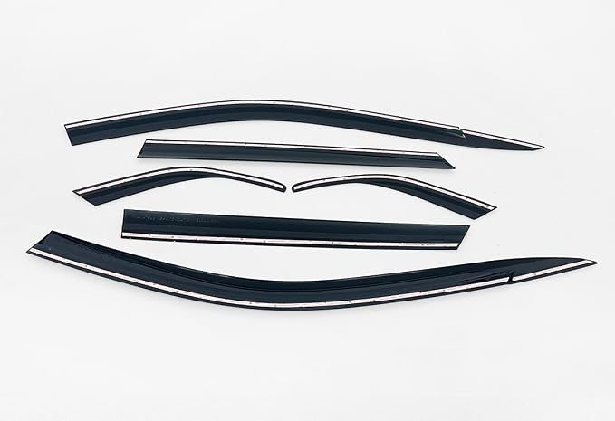 AUTOCLOVER Smoked Window Visor Sun Rain Vent Guard 4p - Image 4