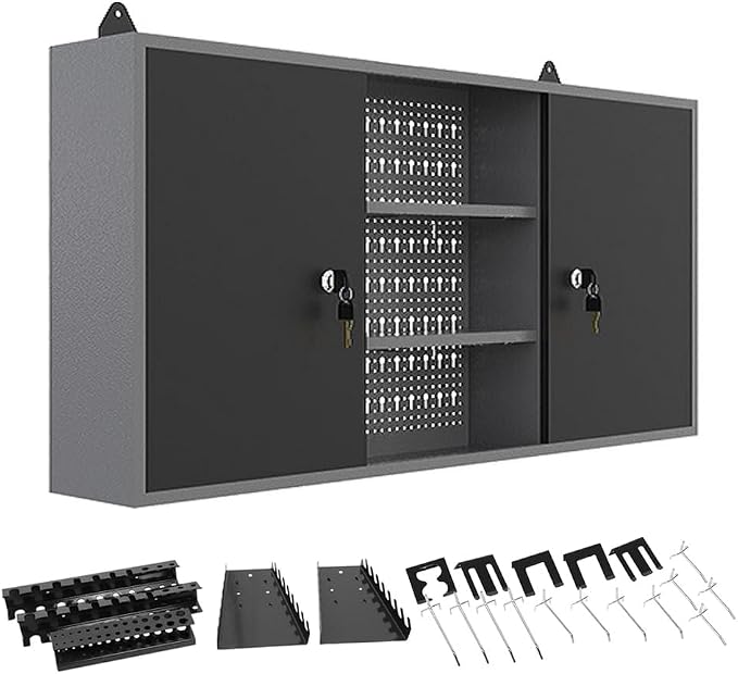 JZD Steel Wall Mount Storage Cabinet System by JZD