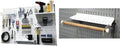 Wall Control Pegboard Organizer 4 ft. Metal Pegboard Standard Tool Storage Kit by Wall+Control