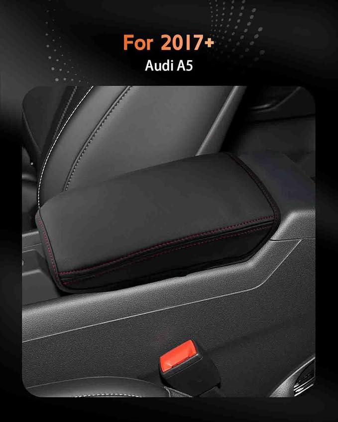 CDEFG for 2020-2025 Audi A5 Center Console Cover Armrest Cover for A5 2020 2021 - Image 2