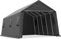 ADVANCE OUTDOOR 13x20 ft Carport 2 Roll up Doors & Vents Outdoor Portable by ADVANCEOUTDOOR