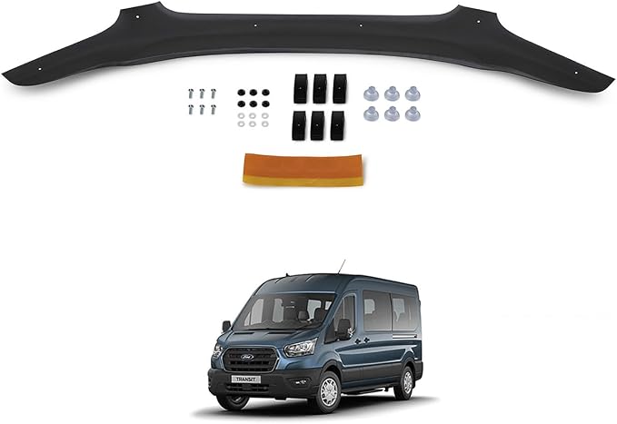 Hood Deflector Guard Fits Ford Transit 2019-2025 | Bug & Bonnet Shields - Image 3