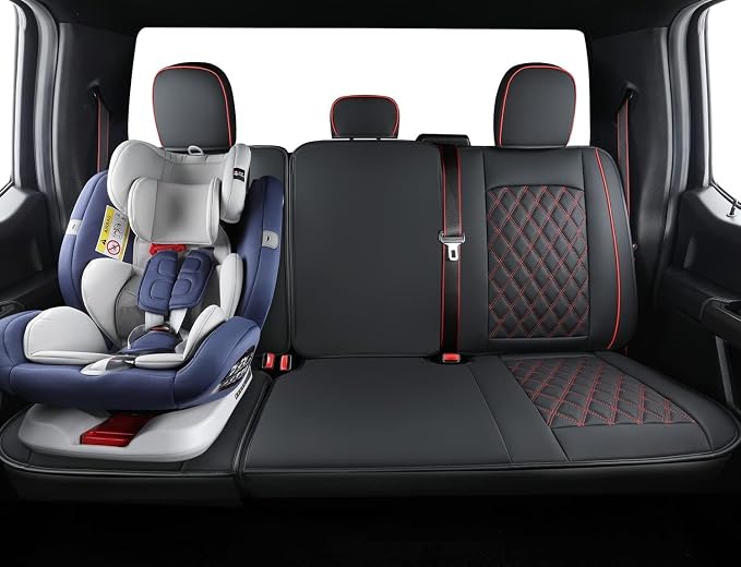 LUCKYMAN CLUB F150 Faux Leather Seat Covers Fit - Image 9