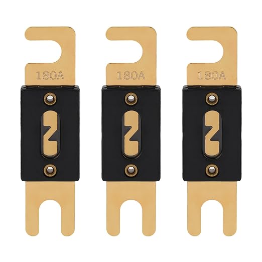180A ANL Fuse 180 Amp Inline Blade Fuses 32V by VEXUNGA