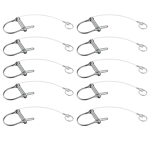 Trailer Coupler Pin 5/16-Inch Diameter x 2-3/4-Inch Long Trailer Pins by HILILON
